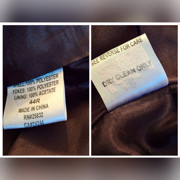 Circle S Dallas Tx Western Retro Boise Yoke Brown Sport Coat Jacket Men Size 44R - Picture 12 of 16